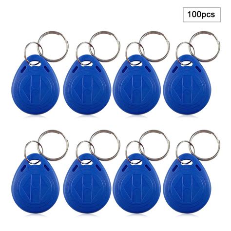 New RFID Proximity ID Card Key for Access Control (Blue), Read 